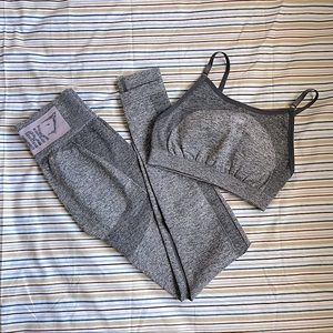 🔥Gymshark Set🔥 Flex Leggings + Sports Bra Bundle XS